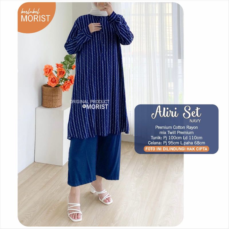 Aliri SET PREMIUM COTTON RAYON MIX TWILL PREMIUM LABELED MORIST ...