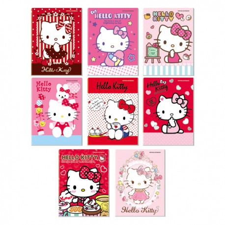 Set of 8 Avanti Hello Kitty Writing Notebook 80 leaves | Shopee Philippines