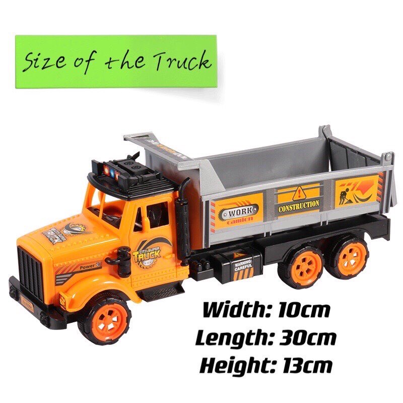 Dump Truck Friction Toy Car Big Size for Kids Shopee Philippines