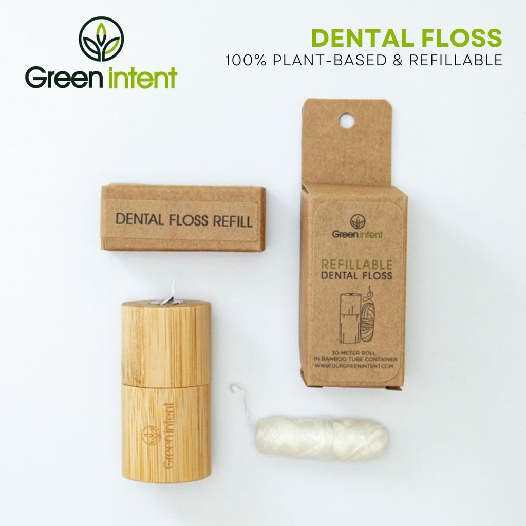 Refillable PlantBased Dental Floss 100 PlasticFree EcoFriendly