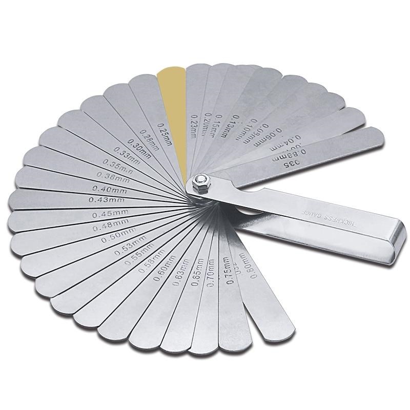 Useful Metric System Measurement 32 Blades Feeler Gauge Metric Gap