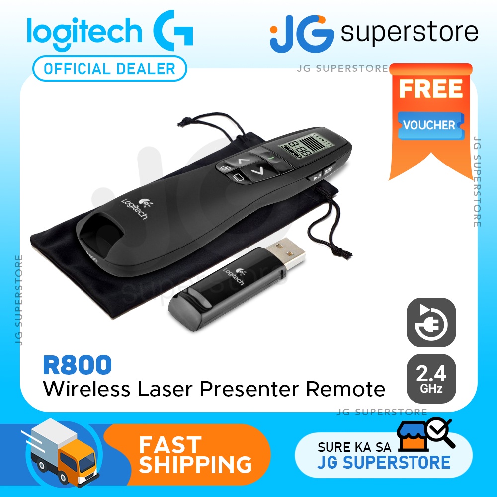 Logitech R800 Professional Presenter Wireless Presentation Clicker