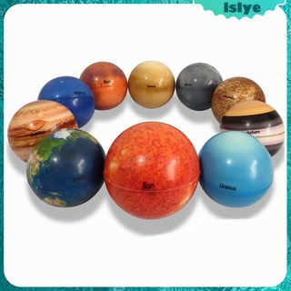 10 Pieces Solar System Planets and Space Educational Model, Stress ...