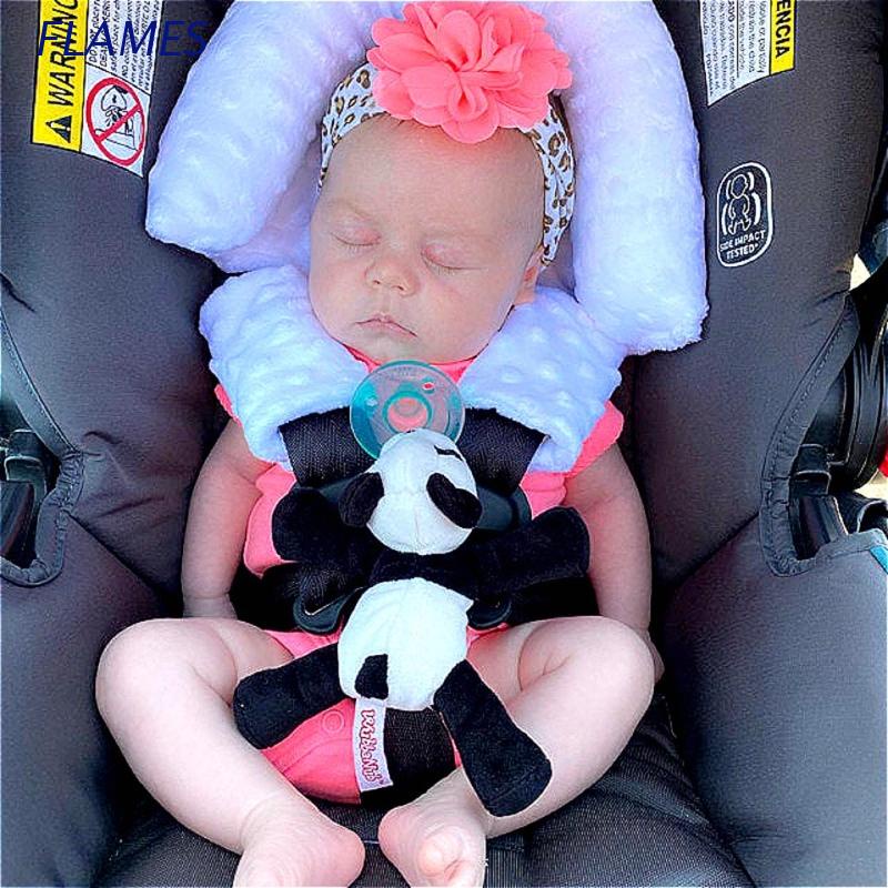 FL Baby Head Support Pillow with Matching Seat Belt Strap Covers Carseat Headrest Shopee Philippines