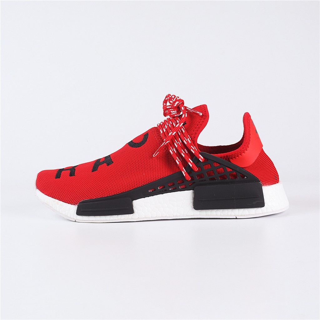 Adidas pharrell human race red best sale