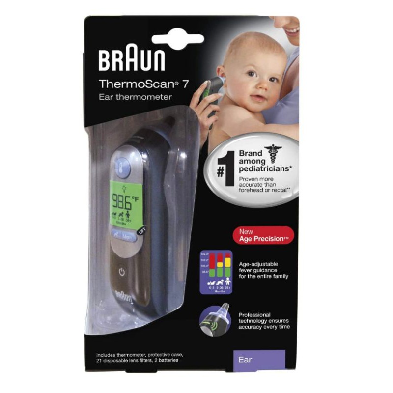 BRAUN ThermoScan® 7 Age Precision® IRT6520 Shopee Philippines