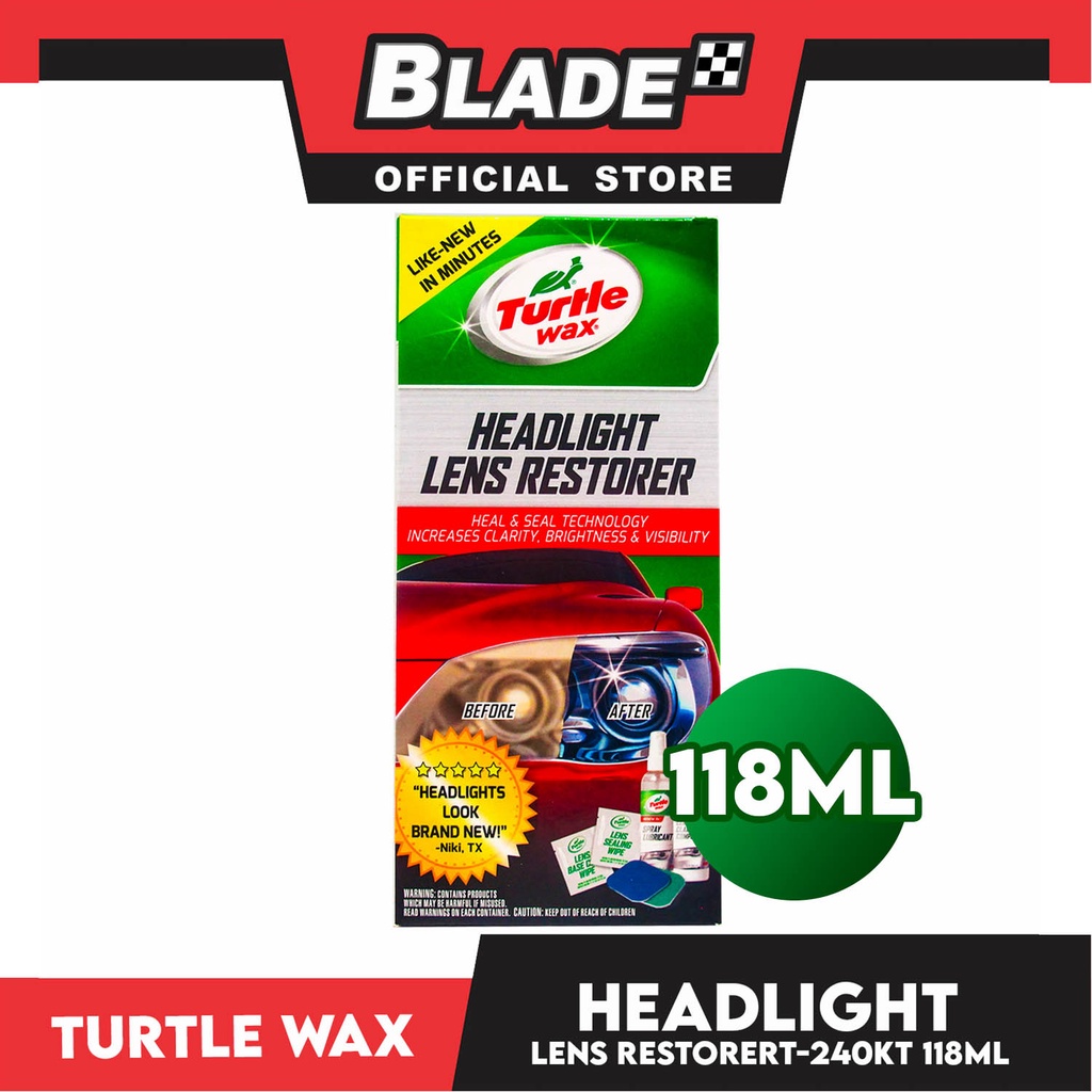 Turtle Wax Headlight Lens Restorer Kit