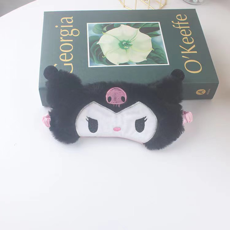 Sanrio Kuromi Eye Mask Melody Cinnamoroll Shading Travel Sleeping Eye ...