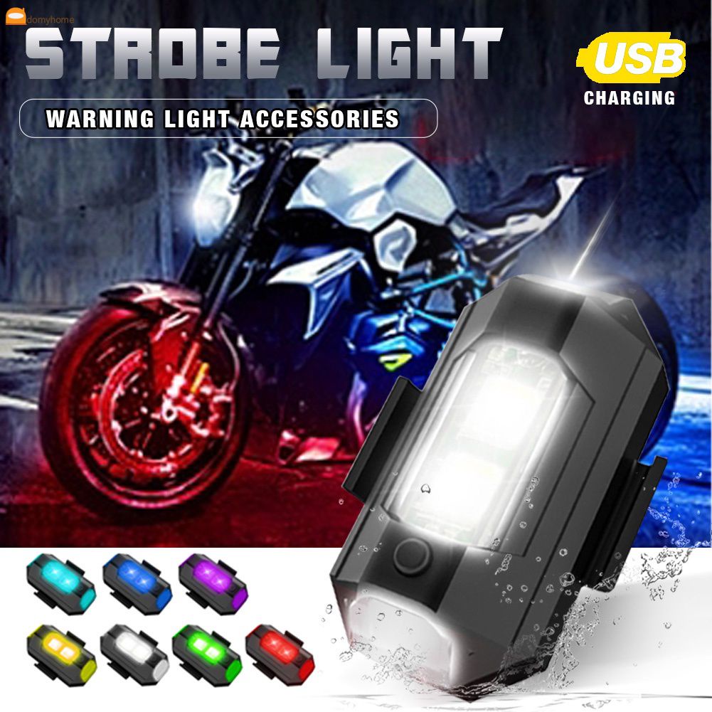 Upgrade colorful Rechargeable flashing lights motorcycle bikes modified drones aircraft lights
