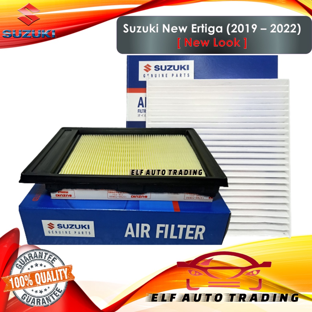 Combo Engine Air Filter and Cabin Filter for Suzuki All New Ertiga (2019 2022) New Look