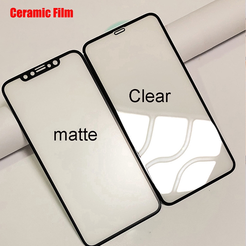 Full Glue Bending Matte Ceramic Tempered Glass For Iphone 11 Pro Max 6 6s Plus 7 8 Plus Xr X Xs 0124