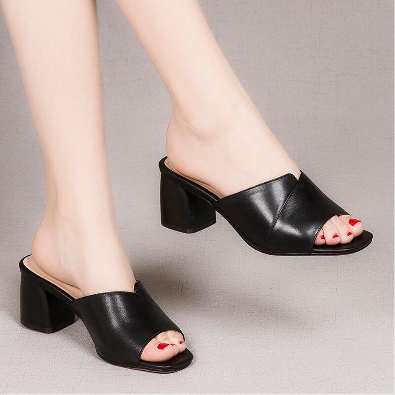 Women's Sandals Slippers Women's Shoes High Heel Slippers | Shopee ...