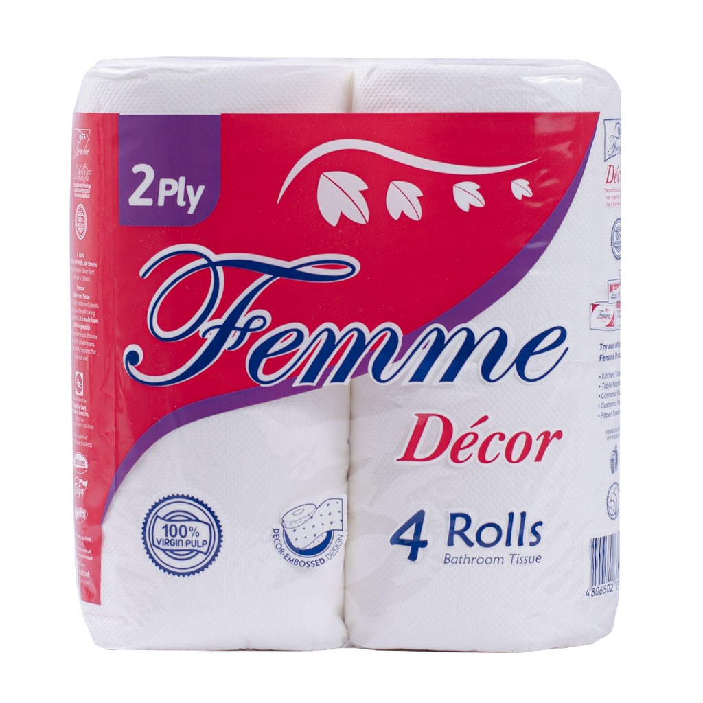 Femme Tissue 4’s 300 Sheets 2 Ply Bundle Shopee Philippines