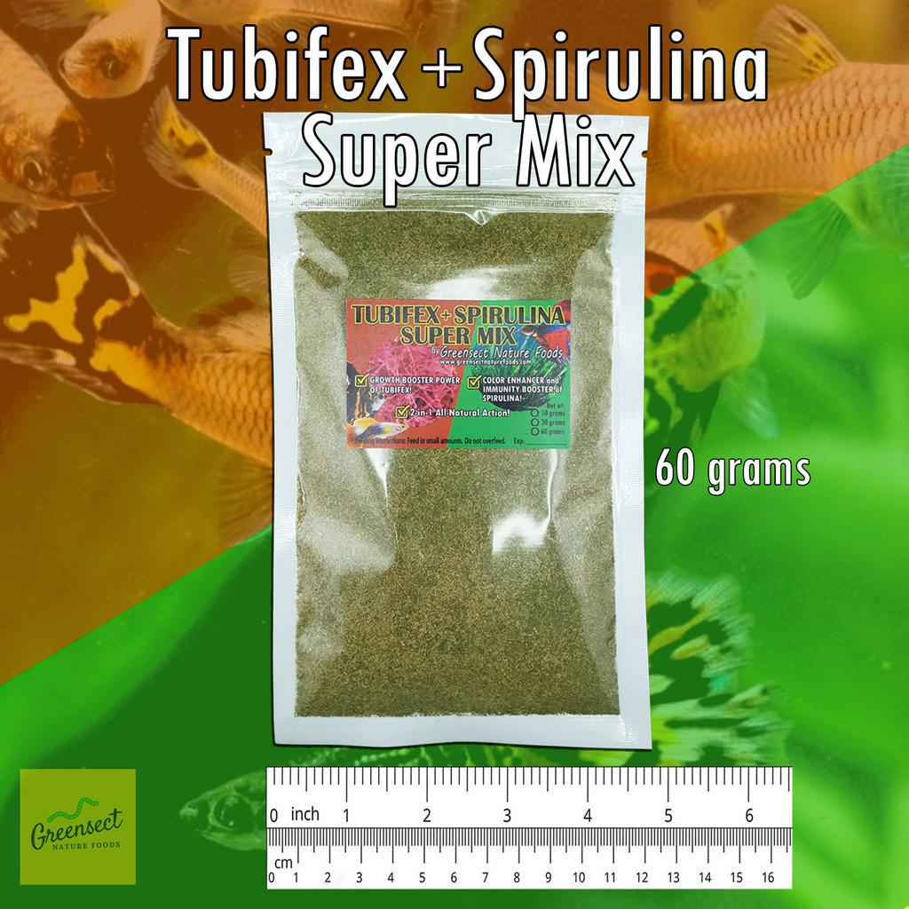 TUBIFEX + SPIRULINA Fish Food Mix Pet Food Shopee Philippines