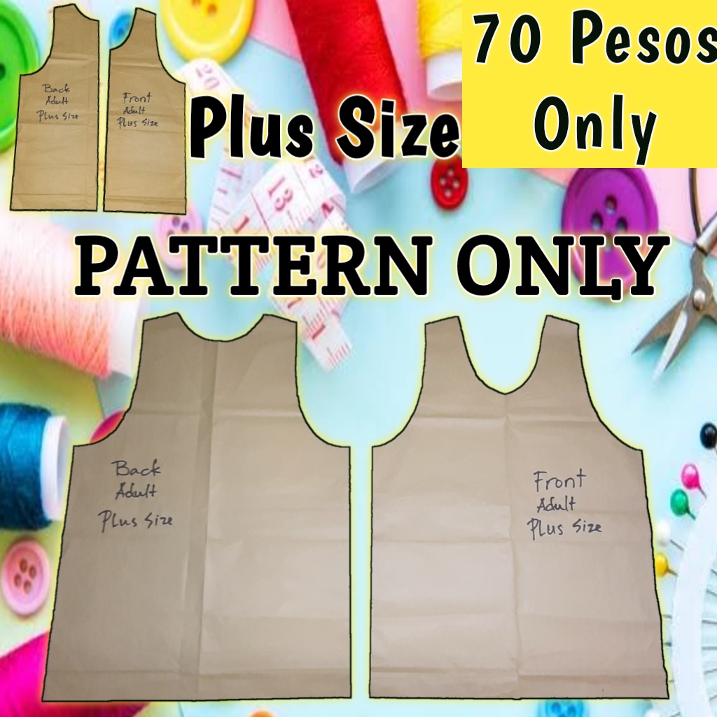 Adult Sando Pattern Plus Size and Free Size 70 Pesos Only | Shopee ...