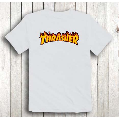 Kids thrasher outlet tee