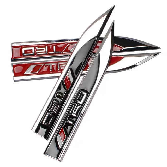 Toyota TRD Metal Sticker Fender Emblem for Vios Wigo Fortuner Grandia ...