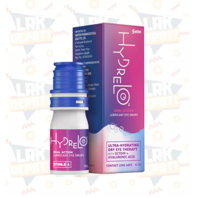 HYDRELO Dual Action Lubricant Eye Drops 10mL | Shopee Philippines