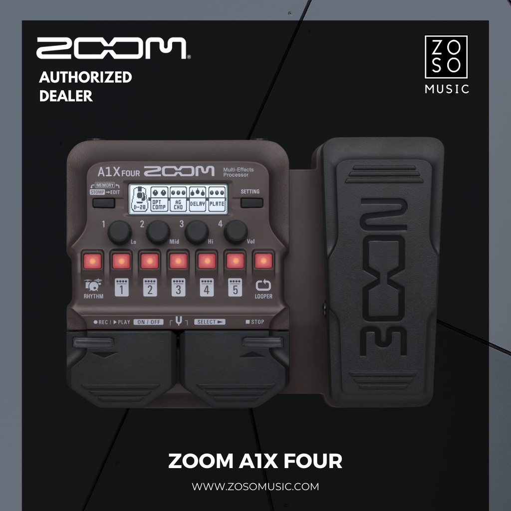 Zoom A1x Four Acoustic Multi Effect (zoom  Acoustic Guitar Effects  A1x 