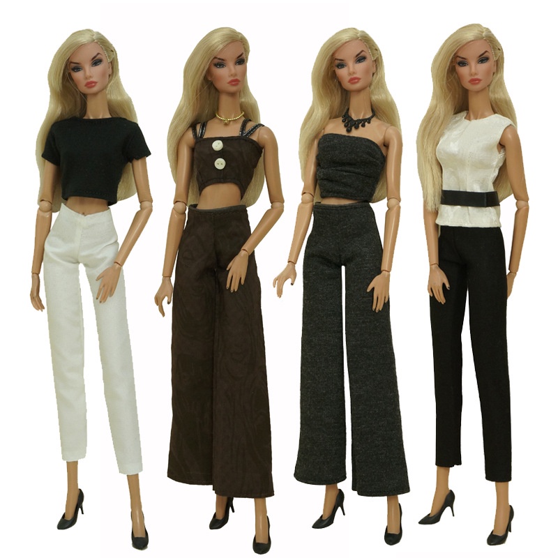 DIY] 30cm Barbie dolls, European and American fashion change dolls, Barbie  clothes, leisure suits, girls' toy accessories