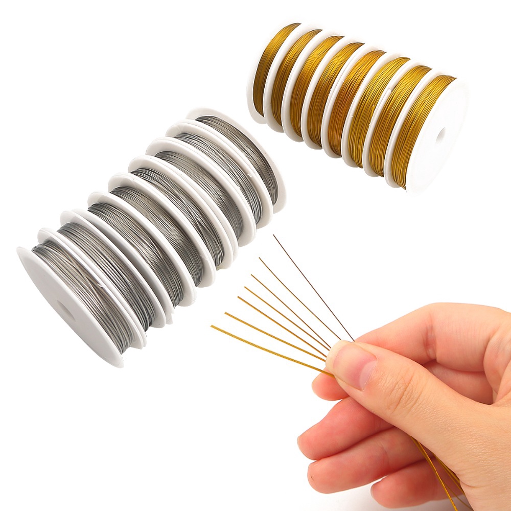 1 Roll Stainless Steel Wire Tiger Tail Beading Wire DIY Jewelry