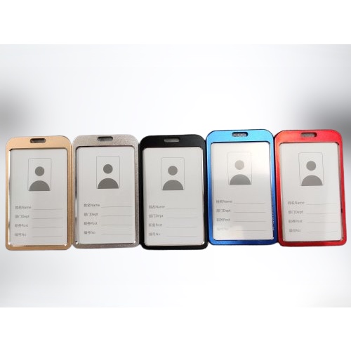 Id Card Holder Alloy Aluminum Frame Card Casing KTP MEMBER EToll Name ...