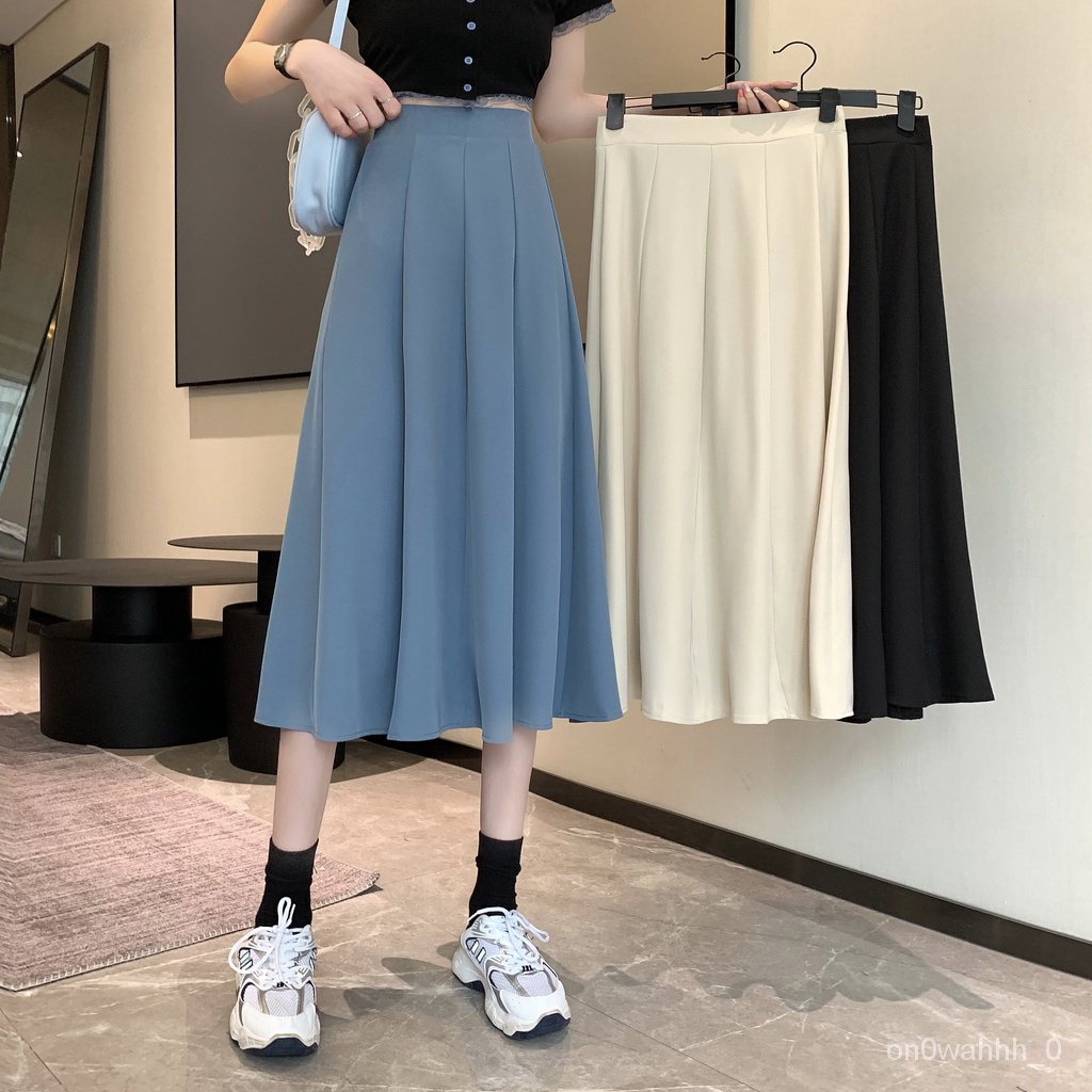 Long skirt hotsell with rubber shoes