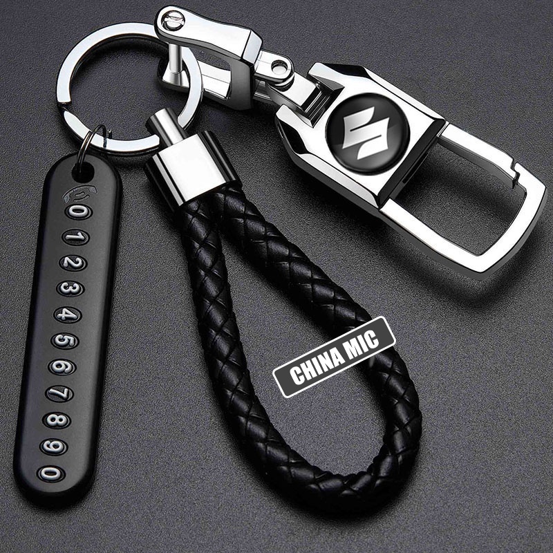 Upgrade Luminous Keychain Personality Car Key Holder Waist Hanging Male ...