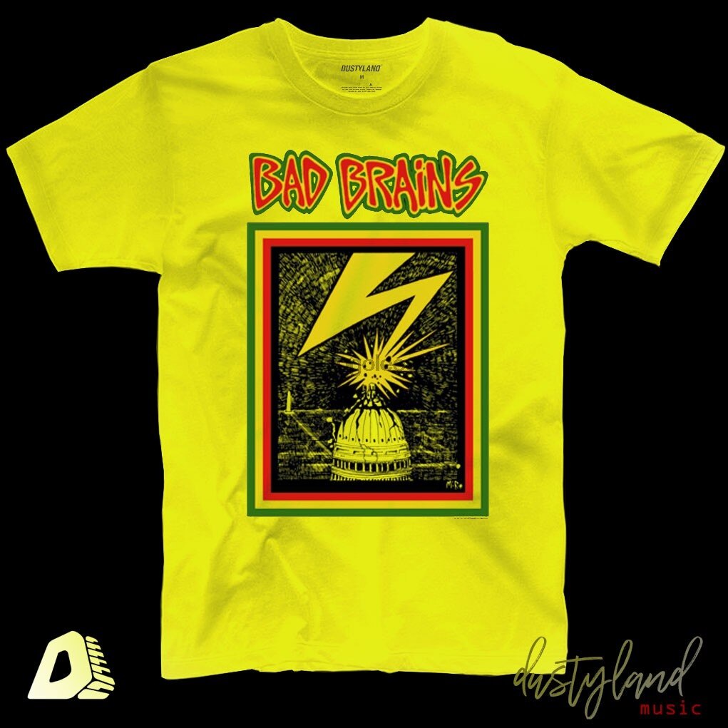 Rockoff Trade Bad Brains T Shirt Lion Crush Band Logo Nouveau Officiel Homme Noir Size S