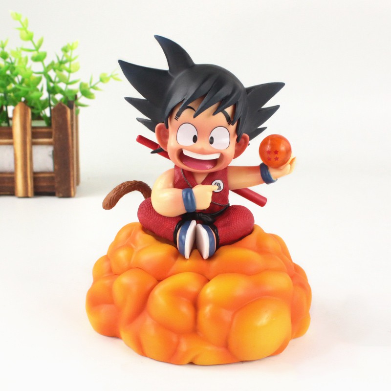 Dragon Ball Z Son Goku Child Ver. Action Figures Toys Anime Dragon Ball Super Goku with Cloud
