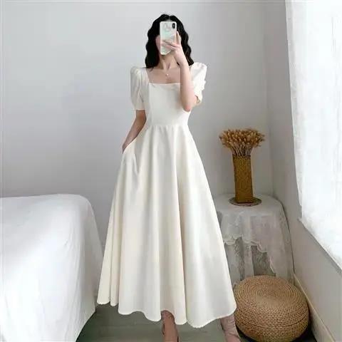 White dress with long sleeves online