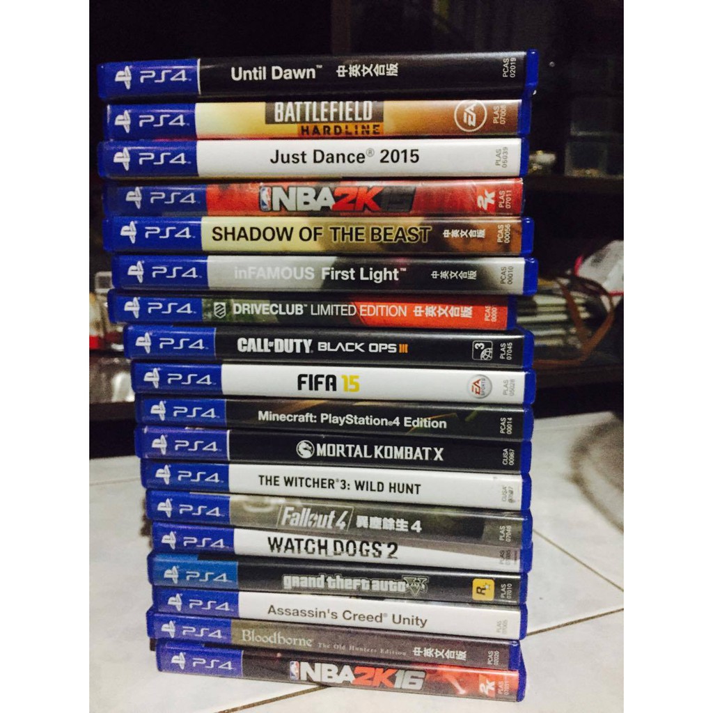 Ps4 camera shop games list