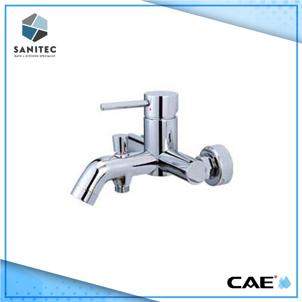 CAE -Exposed single lever bath/shower mixer with wall bar shower set by ...