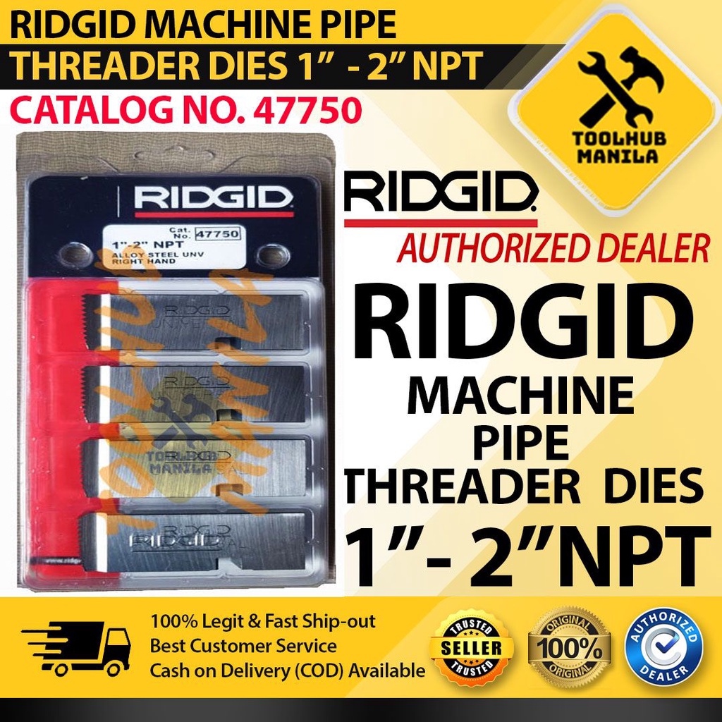 Ridgid Machine Pipe Threader Dies 1
