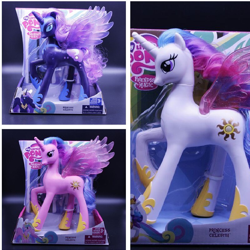 My Little Pony Anime Luna Princess Celestia Sun Moon Princess PVC Model ...