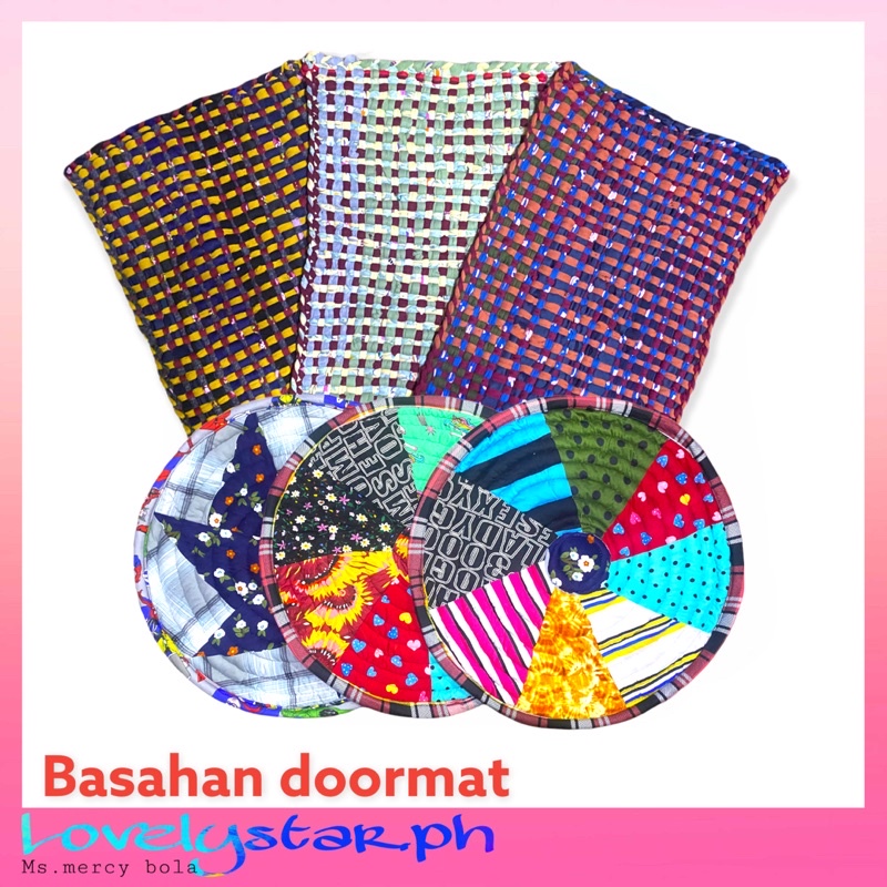 Doormat basahan round,oval,rectangle,salasala Shopee Philippines