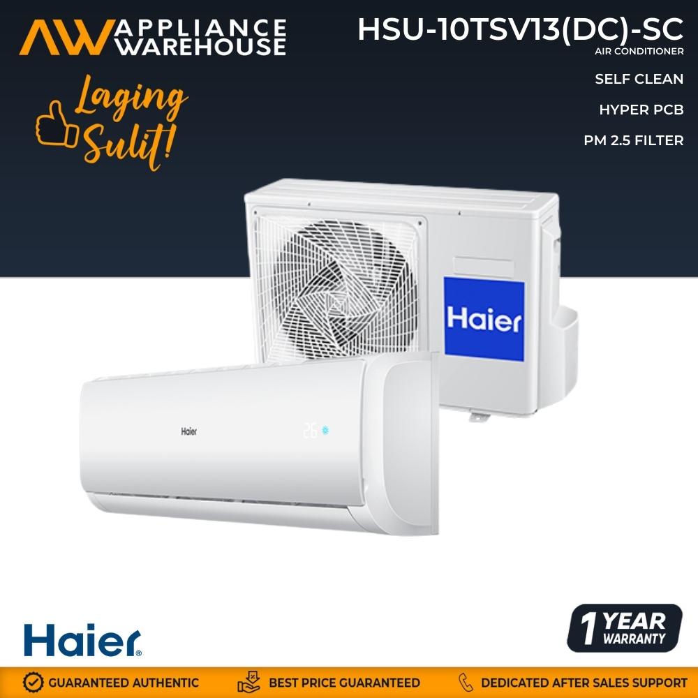 Haier Hsu 10tsv13dc Sc 10 Hp Clean Cool Inverter Split Type Aircon With Self Clean Shopee 8498