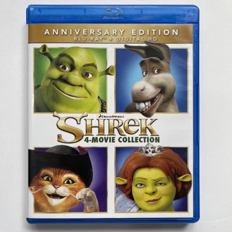 Shrek 4-Movie Collection Blu-ray Movie (All Rights Reserved) | Shopee ...