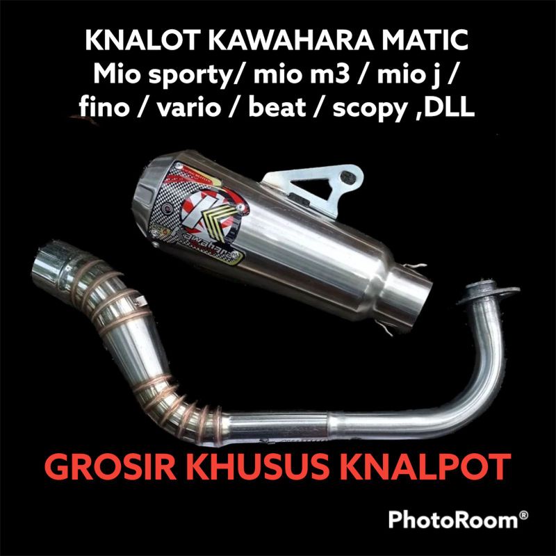 Mio sporty mio m3 racing Exhaust fino Click beat Etc, kawahara model