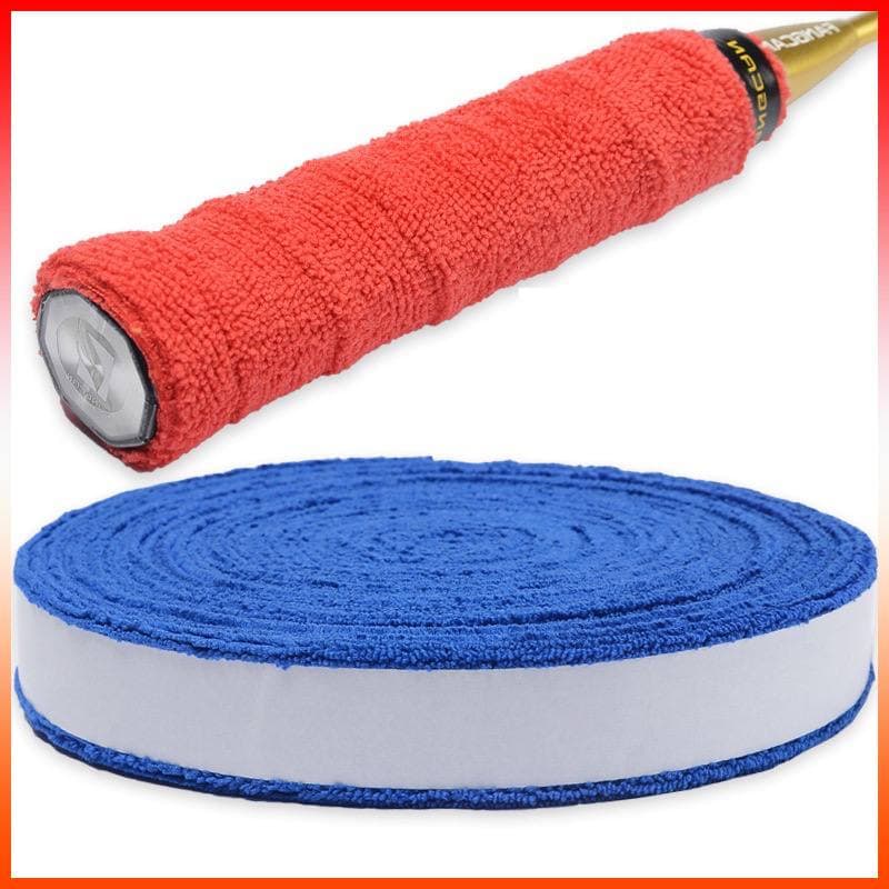Badminton Racket Cotton Towel Roll grip 10 meter 5M Kain absorb sweat ...