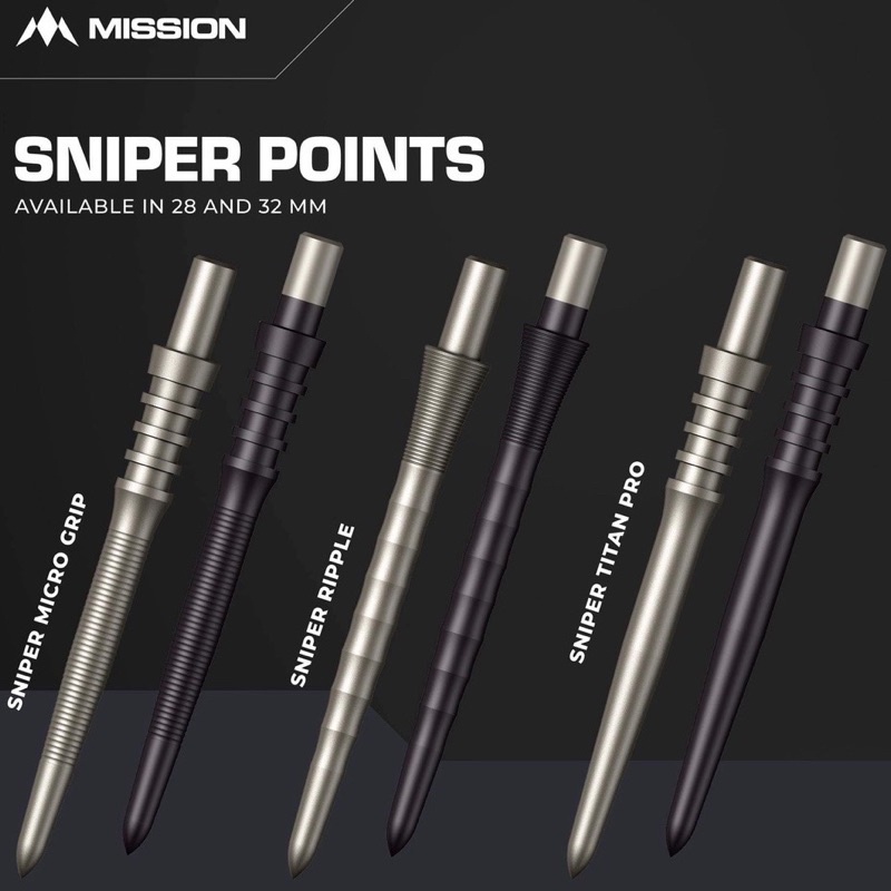 Mission Horus Darts - Steel Tip - 97.5% Tungsten - Black & Bronze Electro U