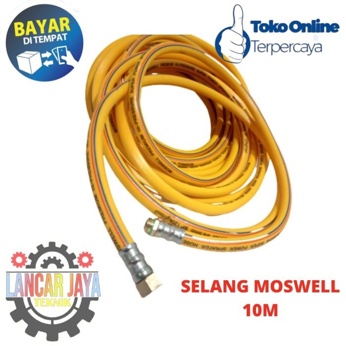 Moswell 10-meter Compressor Air HOSE Compressor HIGH PRESSURE HOSE ...