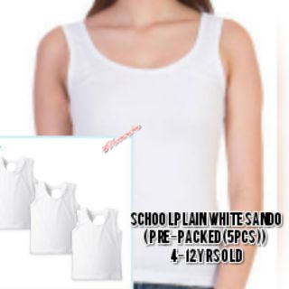 Shop sando girls white school for Sale on Shopee Philippines