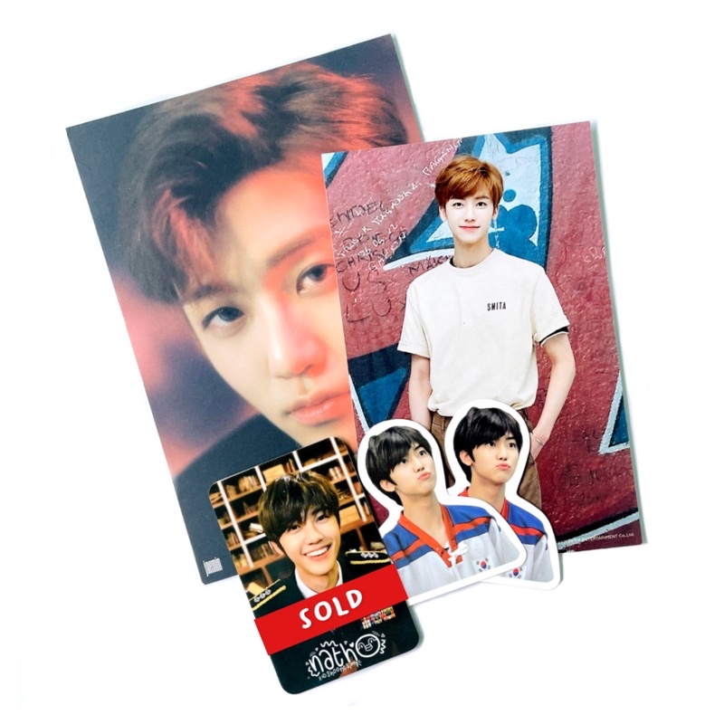 NCT 2018 JAEMIN PUFF STICKER JUNGWOO POSTCARD PHOTO PRINT SET FOURHY ...