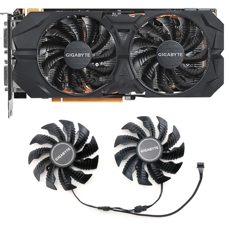 Cooling Fan Replacement Fan Graphics Card Fans for Gigabyte R9 380X 390 G1 GAMING Shopee