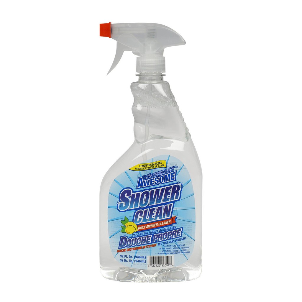 LA's Totally Awesome Shower Clean Daily Shower Cleaner 946 mL Lemon Fresh Scent Shopee