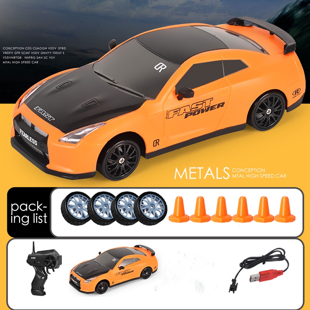 2.4G Drift Rc Car 4WD RC Drift Car Toy Remote Control GTR Model AE86