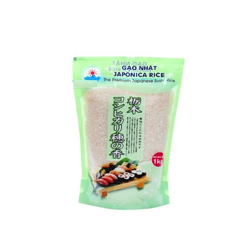 Japanese rice for making premium sushi rolls, Japonica brand, 1kg ...
