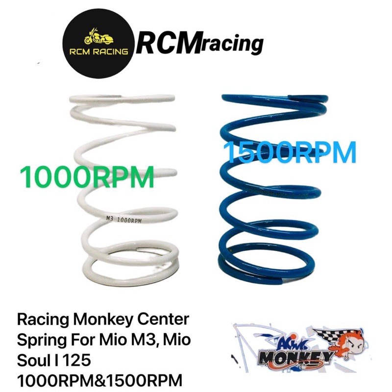 Racing Monkey Center Spring For Mio M3, Mio Soul I 125 1000RPM&1500RPM ...