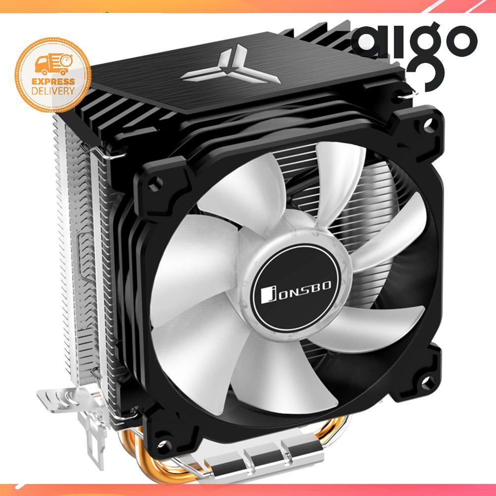 AIGO Jonsbo CR1200 2 Heat Pipe Tower CPU Cooler RGB 3Pin Cooling Fans ...